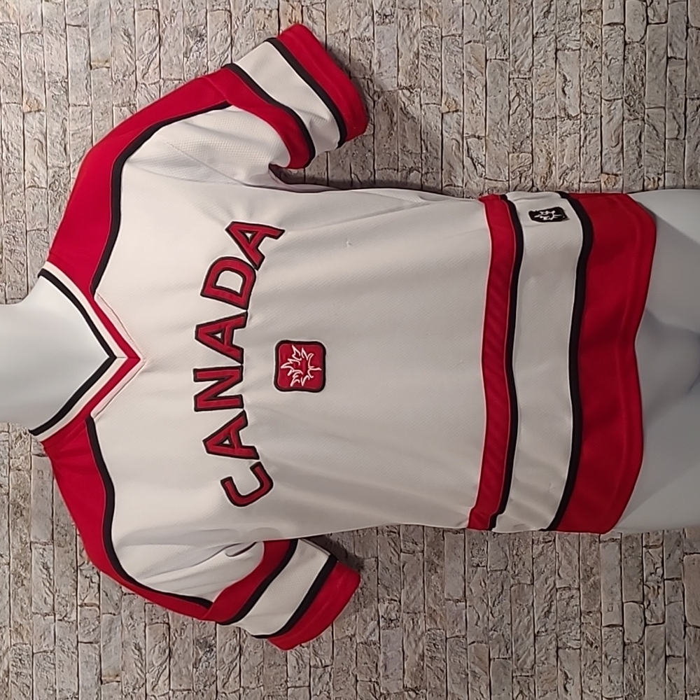 Canada Maple Leaf White & Red Hockey Shirt